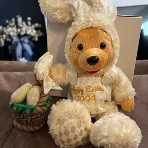 Winnie The Pooh Easter Bunny Plush with Basket